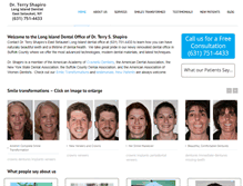 Tablet Screenshot of drterryshapiro.com